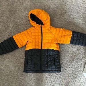 Child size winter coat puffy